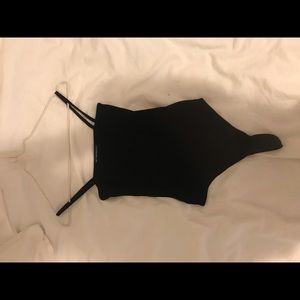brandy melville black bodysuit